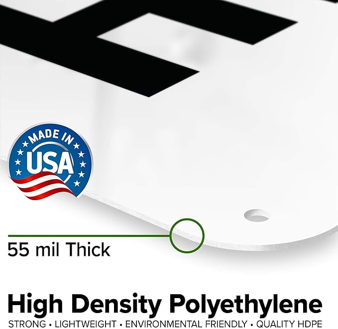 Custom Notice Sign, OSHA Sign, 24x30 Inches, 55 mil thick HDPE (high density polyethylene), Made in USA by My Sign Center