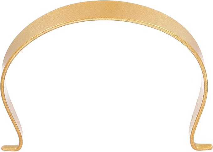 uxcell Metal Tea Pot Handle External Buckle Teapot U-Shape Handle Replacement for Span 3.5-4.5 Inch Ceramic Pottery Teapot Kettle Accessories Supplies, Gold