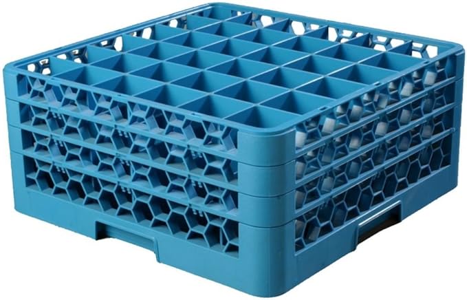 Carlisle FoodService Products RG36-314 RACK 36 COMPT GLASS [Set of 2]-Blue 8.72
