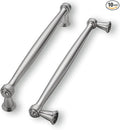 khtumeware 10 Pack 6-1/4 Inch(160mm) Brushed Satin Nickel Cabinet Pulls Kitchen Cabinet Handles Cabinet Hardware for Cupboard Drawer Handles Dresser Pulls