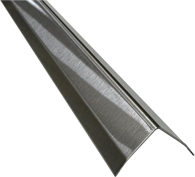 Brushed 304 Stainless Steel Corner Guards, 48" Wall Protectors, 20ga & 16ga, Available in 1/2" to 4", Multi-Pack Options (1, 2, 5, or 10) (5, 1 1/4 x 1 1/4, 20ga, with Hug Edges)
