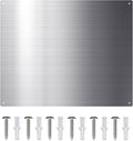 Kitchen Wall Shield – 24x30 Inch Stainless Steel Stove Backsplash for Easy Setup, Stove Backsplash Protector for Wall, Pre-Drilled Holes, Easy Clean