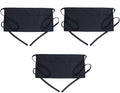 BOHARERS Waist Apron with 3 Pockets - Black Waitress Waiter Server Short Aprons