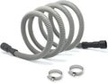 Universal Dishwasher Drain Hose - 12 Ft Discharge Hose - Corrugated and Flexible Dishwasher Hose Drain Replacement with Clamp