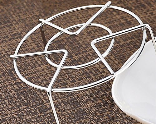 Steam Rack,Steaming Rack Stand,Steamer Basket,Heavy Duty Stainless Steel Metal Multi-function By Meleg Otthon (5.9" Diameter X2"High)