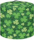 Four Leaf Clover Shamrock Print Dust Cover for 8 Quart Instant Pot, St. Patrick's Day Dust Proof Pressure Cooker Cover Electric Appliance Cover Air Fryer Accessories with Pocket and Handle