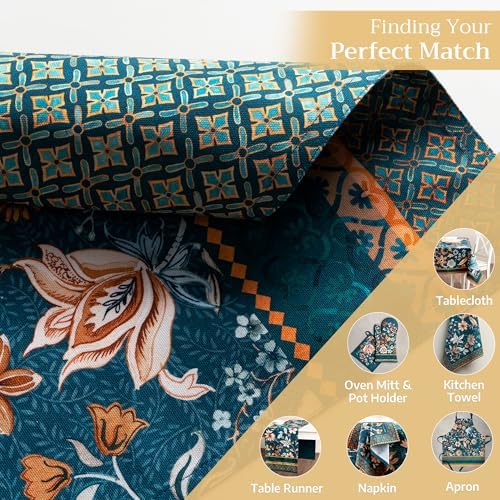 Maison d' Hermine Placemats Set of 4 Reusable 100% Cotton (13"x19")