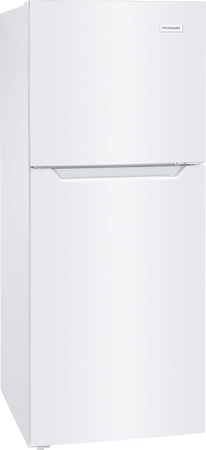 Frigidaire 10.1 Cu. Ft. Compact ADA Top Freezer Refrigerator in White with Electronic Control Panel, Reversible Door Swing, ENERGY STAR