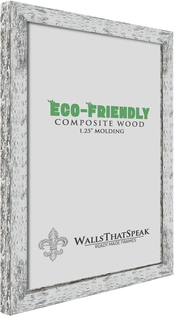 wallsthatspeak 17x23 White American Barn Picture Frame for Puzzles Posters Photos or Artwork