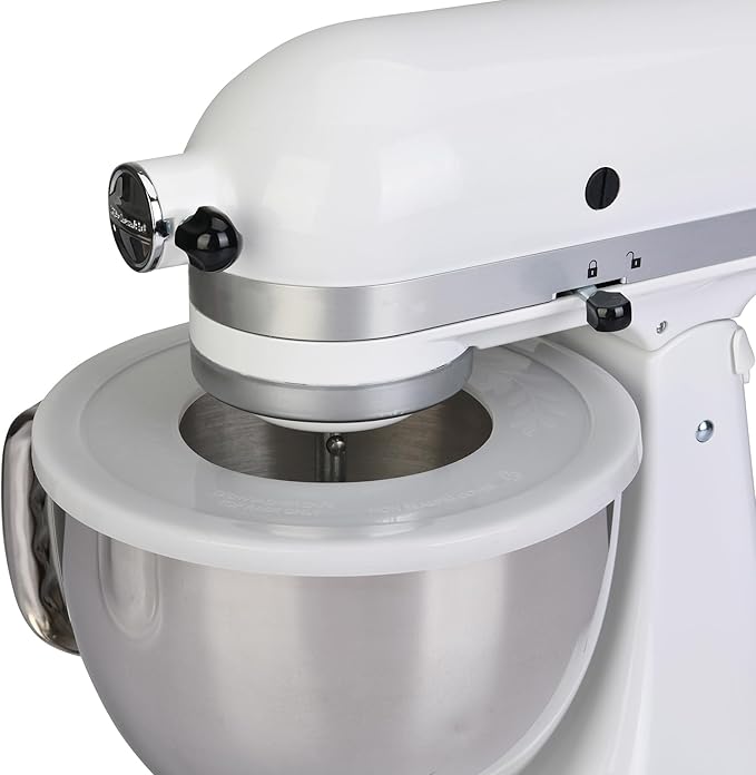 Mixer Bowl Cover for KitchenAid 4.5-5 Quart Tilt-Head Stand Mixers, Mixer Splatter Guard Lid to Prevent Spilling of Ingredients (Pack of 1)