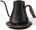 Cocinare FLOW B9 Gooseneck Electric Kettle, Precise Temperature Control for Pour-Over Coffee & Tea Brewing, Stainless Steel Interior, Rapid Heating for Boiling Water 0.9L (Obsidian Black)