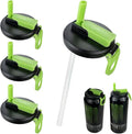 4 Pack Soda Can Lids with Straws,Inspired by Energy Drink Can Colors – Fits fit Standard 12oz/16oz Cans