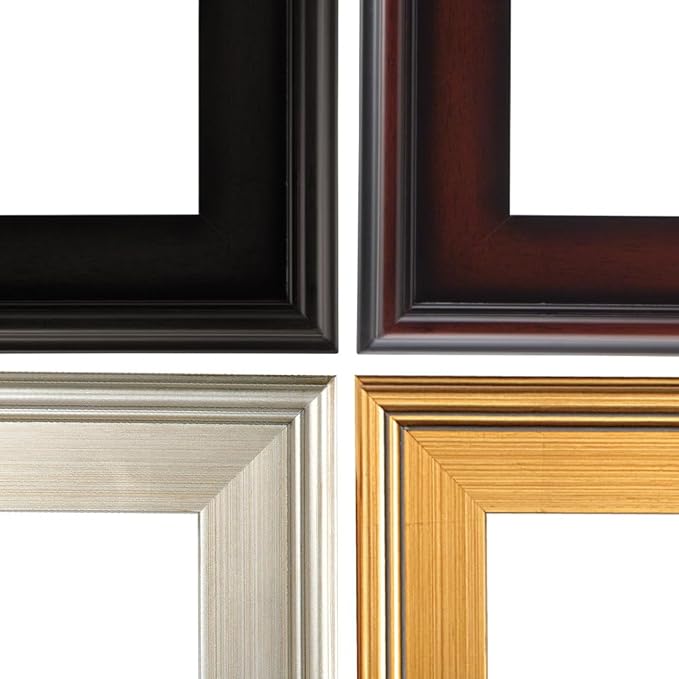 Creative Mark Plein Air Style Frame, Black, 11x14-2.75" Wide Moulding with 1/2" Rabbet Depth, Open Back W/O Glazing, Museum Quality, For Art Panels, Stretched Canvas, Pictures & More