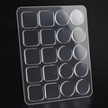 Premium Clear Soft Glass Table Top Bumper, Anti Slide and Scratch for Glass Table, Non-Adhesive Rubber Pads for Glass Table Top Spacer, Round and Square (25mm*2mm, 40 PCS)