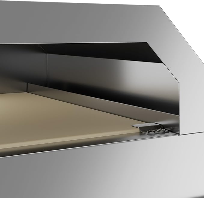 72 in. Commercial Outdoor Propane Gas Grill with Two 36 in. Pizza Ovens in Stainless-Steel, ETL Listed (CGKIT7-P36P36)