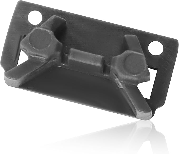 Upgraded W10195622 Dishwasher Upper Dishrack Slide Rail Rear Stop Fit for Whirl-pool Kitchen-aid Ken-more Dishwasher Top Rack Parts, Replaces WPW10195622 1872168,AP6016778,PS11750071 by AMI PARTS