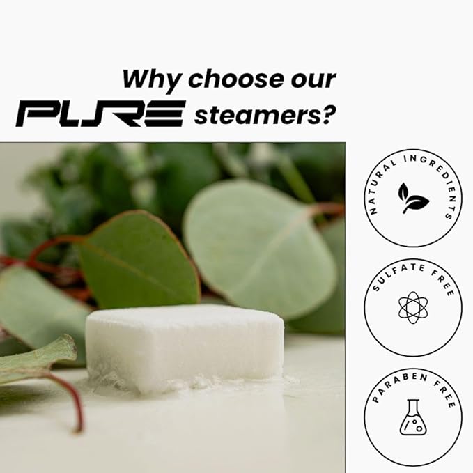 Sport Shower Steamers - Made in USA with Natural Eucalyptus Essential Oil, Aromatherapy, Stress and Sinus Relief, Muscle Recovery for Athletes, Best Birthday and Valentines Day Gifts for Runners