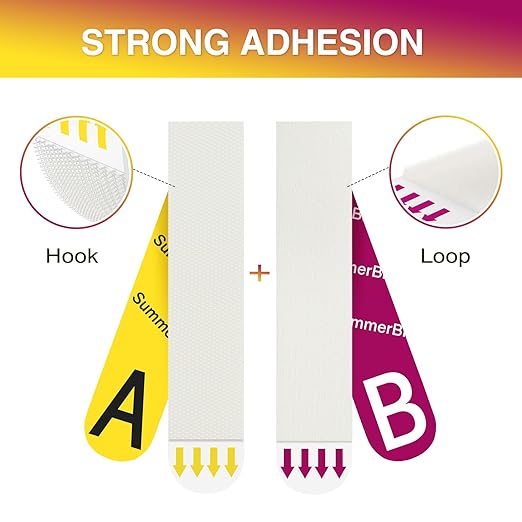 Picture Hanging Strips Heavy Duty XL 25 Pairs/50Strips, Damage Free Hanging Picture Hangers, Removable Adhesive Hook and Loop Wall Strips, Frame Stickers No Nails for Home Decor Wall Posters