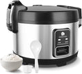 Commercial Rice Cooker & Warmer 60 Cups (Cooked),13.8 Qt / 13 Liter Large Capacity Rice Cooker,Auto Keep Warm,Non-Stick Inner Pot,One-Touch Operation,1350W Fast Cooking Electric Rice Cooker