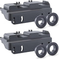 2 PCS Dishwasher Rack Carrier and Roller Kit WD28X27241 Compatible with GE Dishwasher Lower Rack Wheel Assembly, Replaces WD12X10438 WD12X10439 WD12X10446