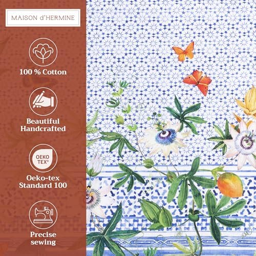Maison d' Hermine Placemats Set of 4 Reusable 100% Cotton (13"x19")