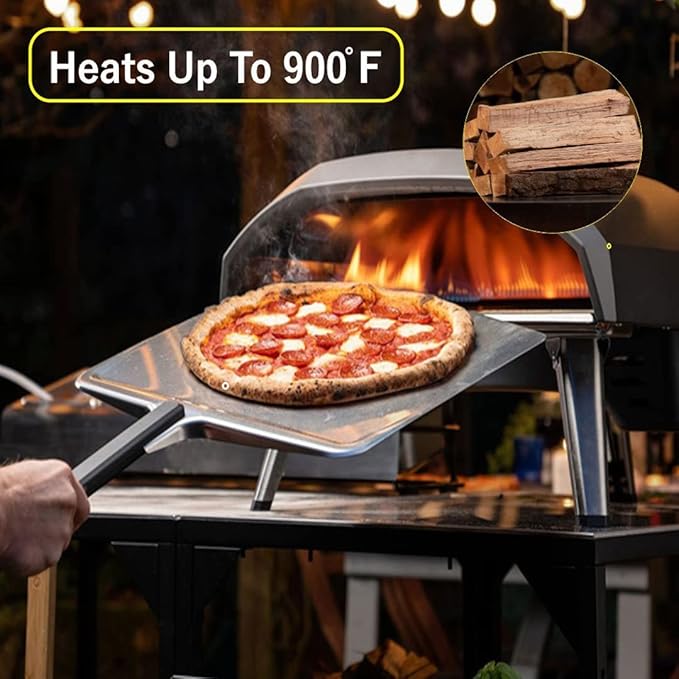 Old Potters Kiln Dried ~6 x 0.5-1.5 Inch Mini Pizza Oven Cooking Logs, Wood Logs for Grills and Smokers, Solo Stove Mesa XL (790 Cubic Inches), Cherry