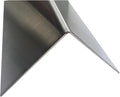 Brushed 304 Stainless Steel Corner Guards, 48" Wall Protectors, 20ga & 16ga, Available in 1/2" to 4", Multi-Pack Options (1, 2, 5, or 10) (5, 3 1/2 x 3 1/2, 16ga, No Hug Edges)