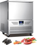 Kolice Commercial Heavy Duty 5 Trays Bakery Shock Freezing Blast Chiller & Freezer, Chest Freezer, Frozen Dough Blast Freezer for Restaurant, School Kitchen-Lowest Temperature -40°F(-40°C)