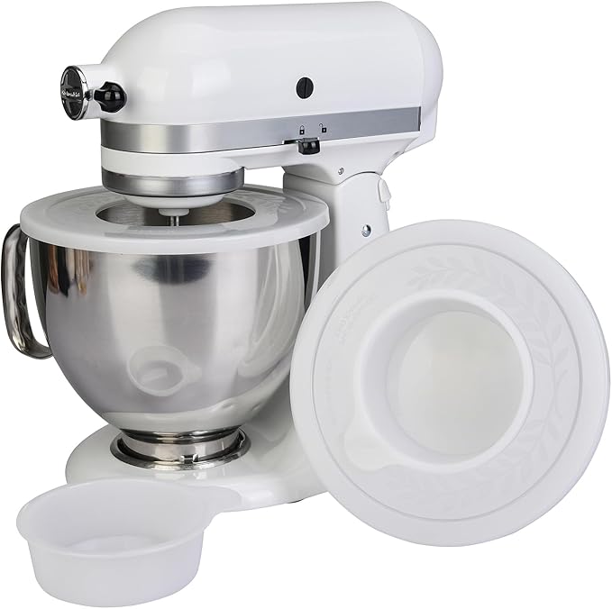 Mixer Bowl Cover for KitchenAid 4.5-5 Quart Tilt-Head Stand Mixers, Mixer Splatter Guard Lid to Prevent Spilling of Ingredients (Pack of 1)