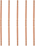 Renovators Supply Manufacturing Corner Protectors 39 1/4 in. Dark Oak Edge Protector, Sanded Corner Guard Pack of 5