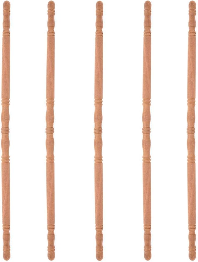 Renovators Supply Manufacturing Corner Protectors 39 1/4 in. Dark Oak Edge Protector, Sanded Corner Guard Pack of 5