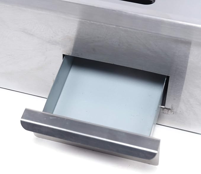 Electric Griddle, 1600W Flat Top Grill 50-300℃/122-572℉, Stainless Steel Teppanyaki Grill for Home Restaurant Snack Shop Street Food