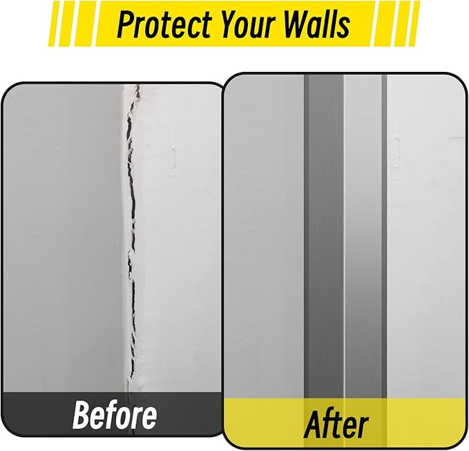 Steel Corner Guards 2 x 2 x 48” Metal Protector, 10 Pack Metal Wall Corner Protector T304 Stainless Steel Wall Molding Trim (Silver)