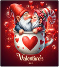 Valentine Day Gnome Red Dishwasher Magnet Cover Magnetic Dishwasher Decorative Cover Front Dishwasher Door Covers Reuseable Dishwasher Covers Decal for Kitchen Home Decorative