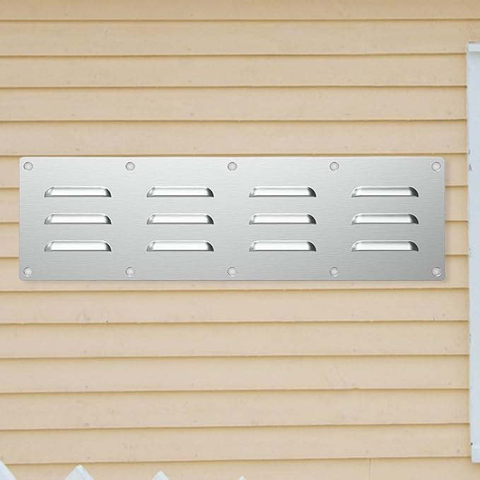 2 Rustless Ventilation Canopies Tall Efficiency Grilles Low Maintenance for Kitchen Bathroom Oxidation Immune Fretwork