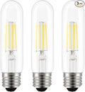 ASOKO Edison Bulb, T10 Daylight 4000K LED Tubular 4W Dimmable Tube Vintage Bulbs 40 Watt Equivalent,E26 Base(3-Pack)
