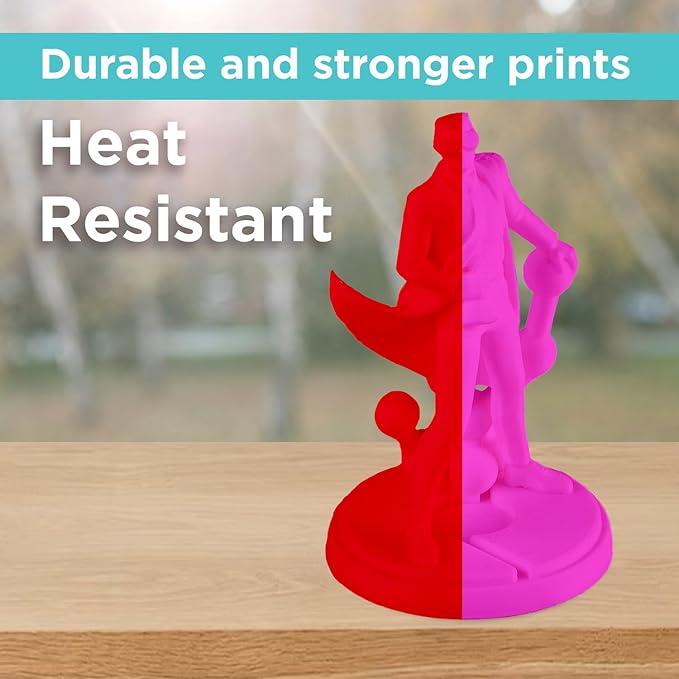 Polymaker ABS Filament 1.75mm Neon Magenta, 1kg 3D Printing Filament, PolyLite ABS 3D Printer Filament, Heat Resistant, Strong & Durable, Dimensional Accuracy +/- 0.03mm
