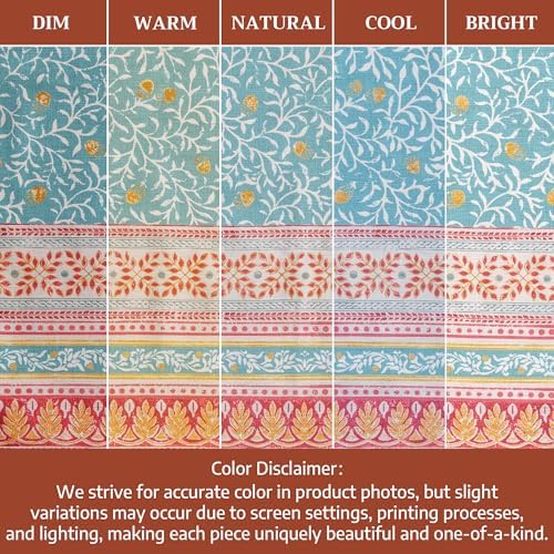 Maison d' Hermine Placemats Set of 4 Reusable 100% Cotton (13"x19")
