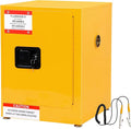 Flammable Storage Cabinet, Galvanized Steel Safety, Adjustable Shelf, for Commercial Industrial and Home Use