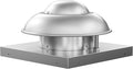 Roof Mounted Exhaust Fan Direct Drive Axial Downblast Exhaust Fan -19" Fan Base, 1/30 HP 500 CFM 115 Volt Single Phase Motor