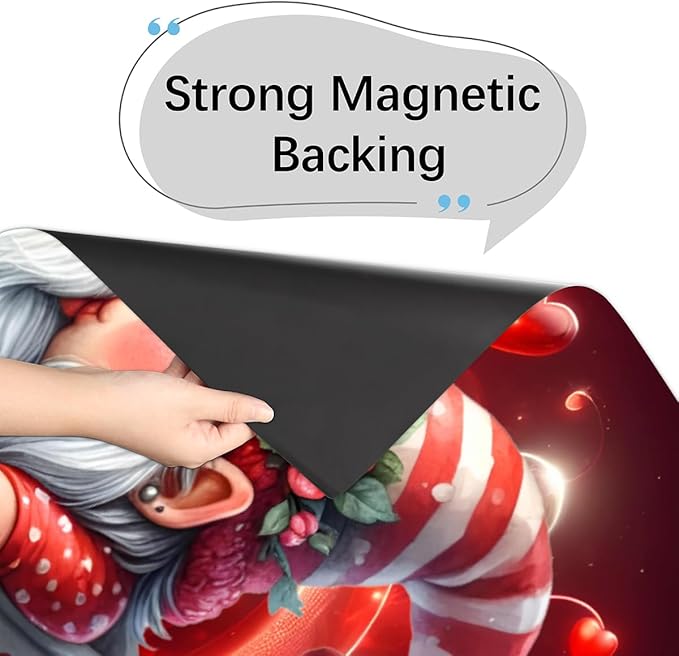 Valentine Day Gnome Red Dishwasher Magnet Cover Magnetic Dishwasher Decorative Cover Front Dishwasher Door Covers Reuseable Dishwasher Covers Decal for Kitchen Home Decorative