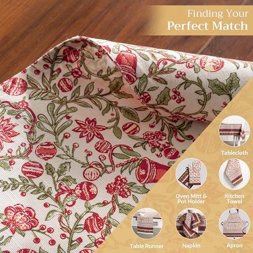 Maison d' Hermine Placemats Set of 4 Reusable 100% Cotton (13"x19")