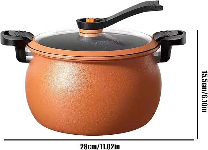 Pressure Pot - Slow Rice Cooker, Non-Stick Large-Capacity Cookware For Meal Preparation, Appliance With Transparent Cover, Kitchen Supplies, Device For Cooking, Canning, Steaming And Restaurant Use