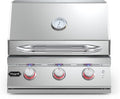 Hygrill Premium XTR 3-Burner Built In Grill, Stainless Steel Grill Head for Outdoor Kitchen and BBQ Grill Island, Heavy Duty Natural Gas Grill