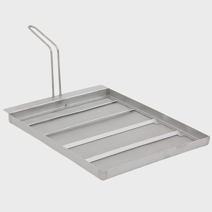 Commercial Deep Fryer Filter MJ45, Stainless Steel Mesh Skimmer Fryer Strainer, Increase Fryer Oil Lifespan up to 40%