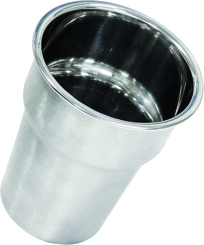 Tigress Large Stainless Steel Cup Insert, Boat Cup Holder Designed to fit Both 20oz & 30oz Tumblers, Marine Grade Steel