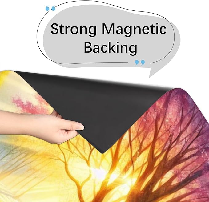 Dishwasher Magnet Cover Flower Forest Rainbow Dishwasher Decorative Cover Front Dishwasher Door Cover Reuseable Dishwasher Cover Panel Decal for Kitchen Refrigerator Home Appliances 23" X 26"