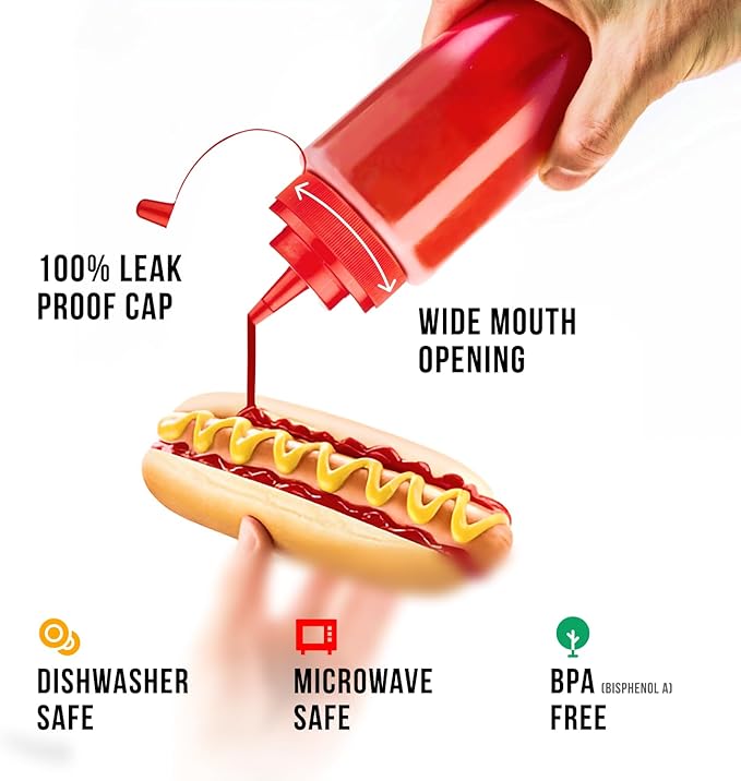 Norcalway Squeeze Bottles 24oz4p