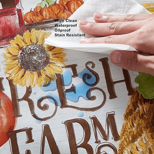 Newbridge Thanksgiving Blessed Harvest 60 x 120 Inch Rectangle Tablecloth