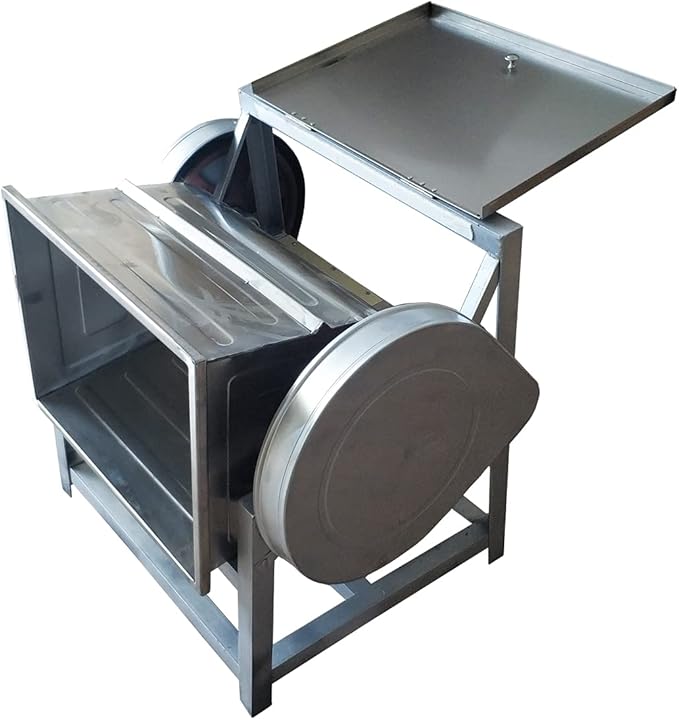 TECHTONGDA Commercial Dough Mixer, Electric Dough Kneading Machine, 110V Heavy Duty Stand Mixer with 50QT Kneading Capacity, 90 Degree Tilt, Ideal for Schools Restaurants